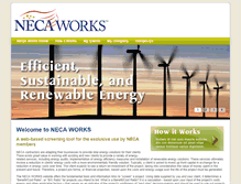 Tablet Screenshot of necaworks.necanet.org